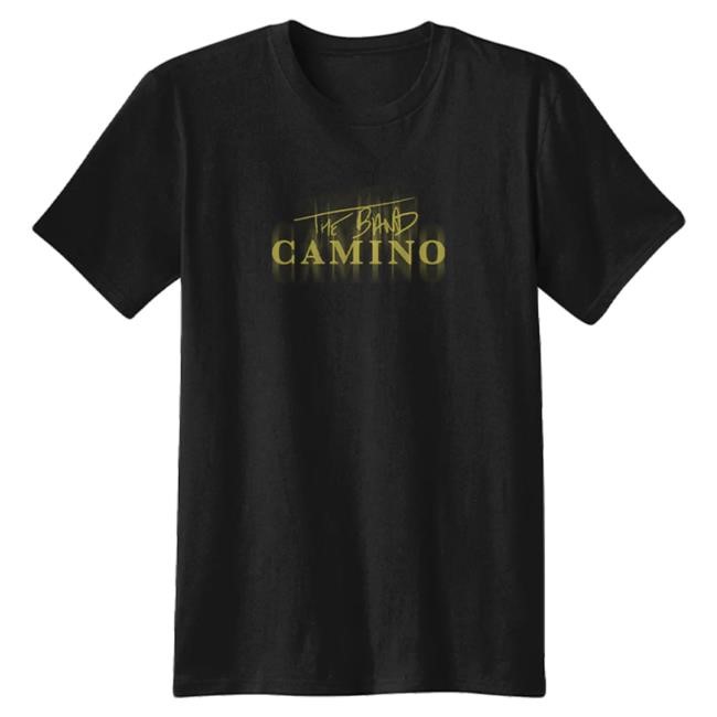 Official The Band Camino Merch Store Blurred Logo T-Shirts