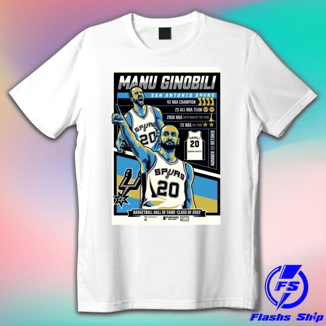 Manu Ginobili San Antonio Spurs 2022 Hoodie