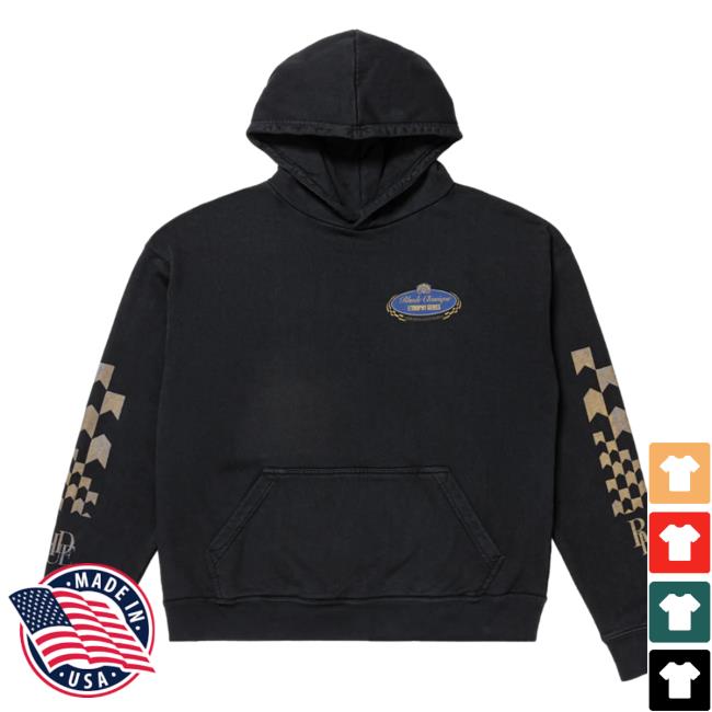 Official Juice Clothing Store Rhude Trophy Series Hoodies Black Juicestore 3D
