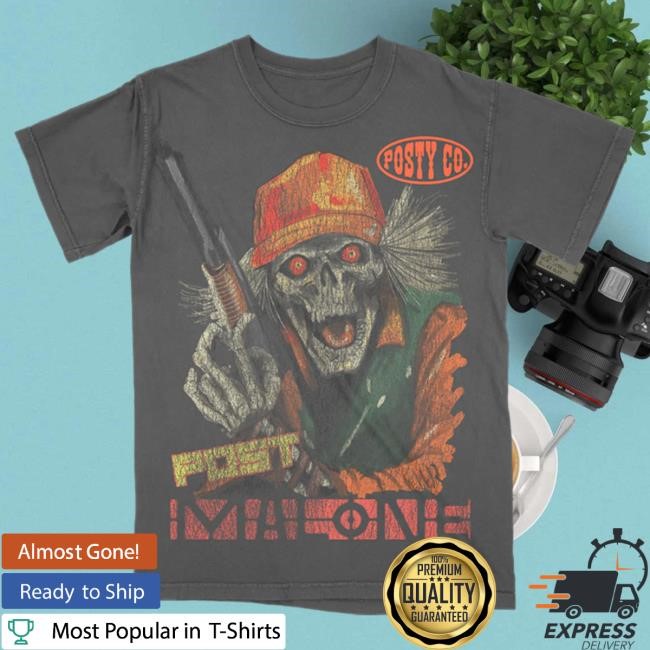 Official Post Malone Merch Store Hunter Shirt