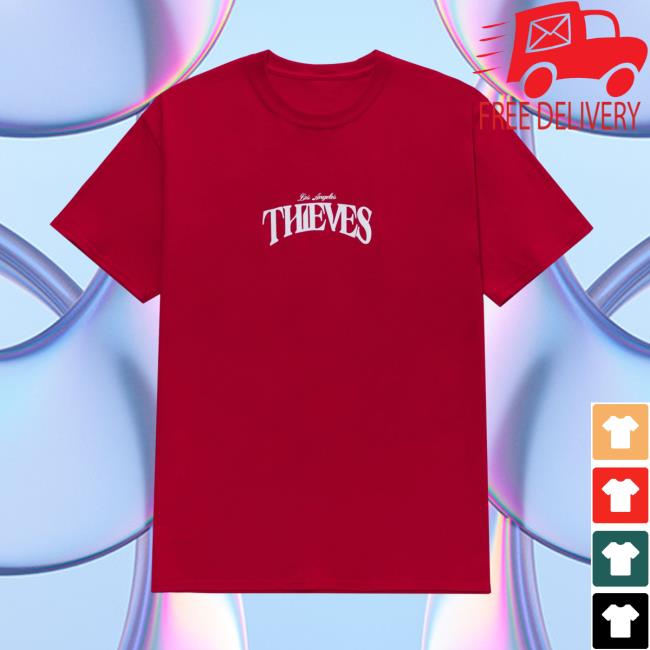 100 Thieves Merch La Thieves '24 Arch T-Shirts - Red