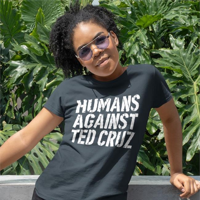 Humans Against Ted Cruz T Shirt Charcoal