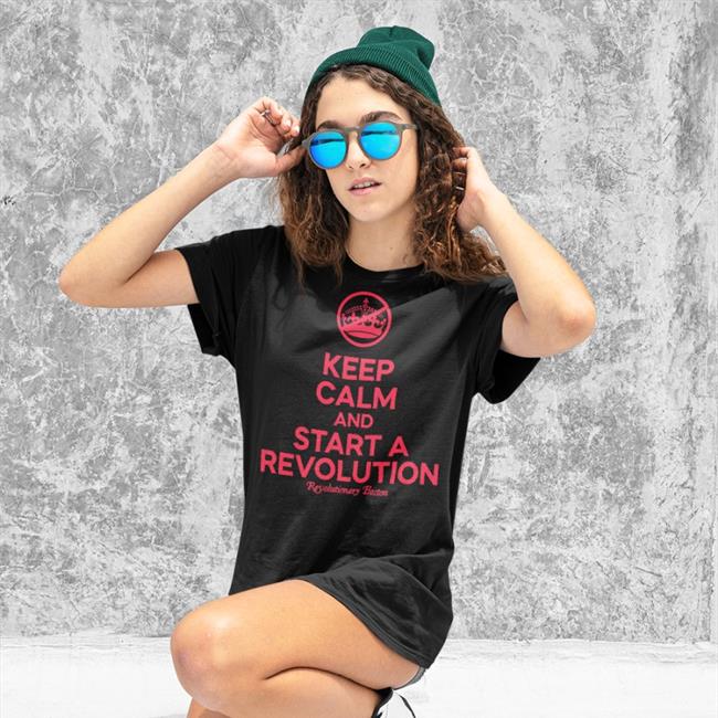 Donithedon Keep Calm And Start A Revolution Revolutionary Boston Hoodie The Constitutionalist