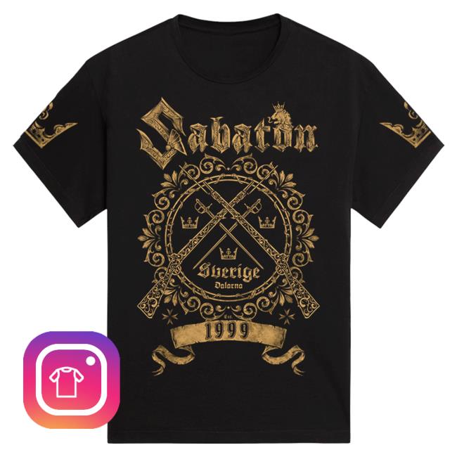 Official Sabaton Merch Store Sabaton I Rule The North Shirt 2023 Sabaton Shop