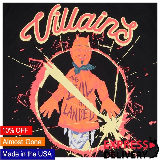 Official Queens Of The Stone Age The Evil Has Landed Black Shirts Qotsa