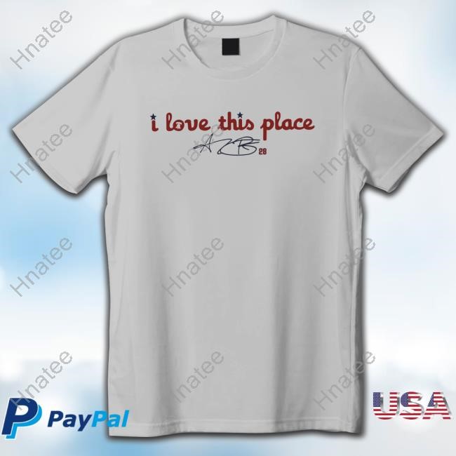 Official Cristopher Sanchez 2024 Phillies SGA Alec Bohm I Love This Place Shirts