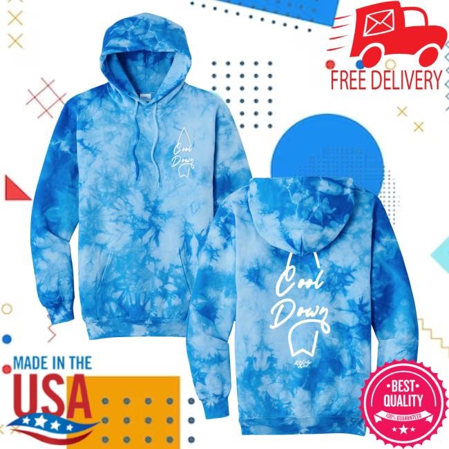 Official Kolohe Kai Merch Cool Down Tie Dye Hooded Sweatshirt