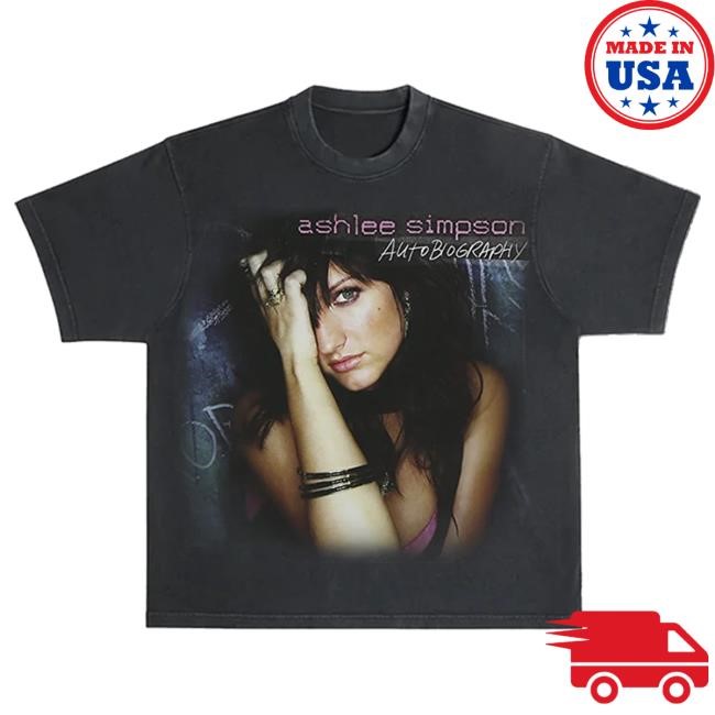 Official Interscope Records Merch Store Ashlee Simpson Autobiography Attractive Shirt