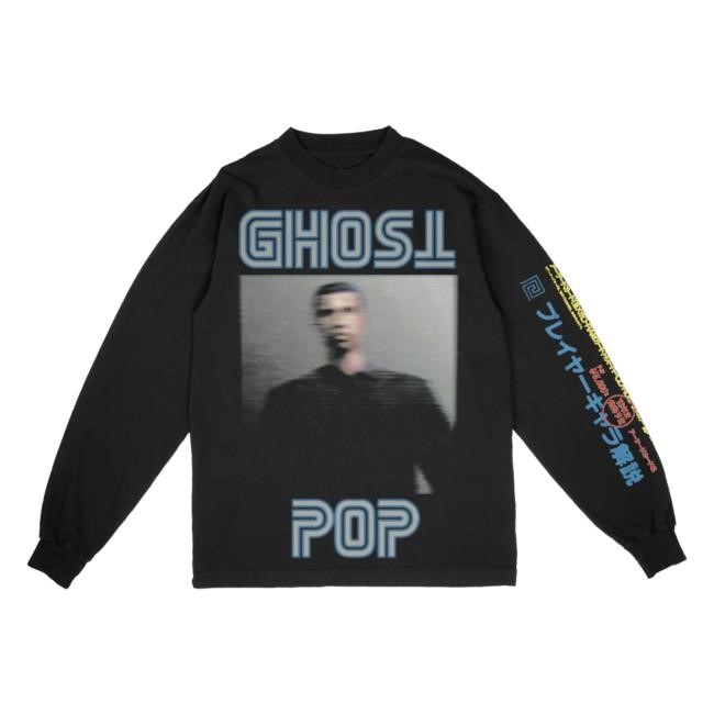 Official Jpegmafia Merch Store Ghost Pop NPC Long Sleeve Tee