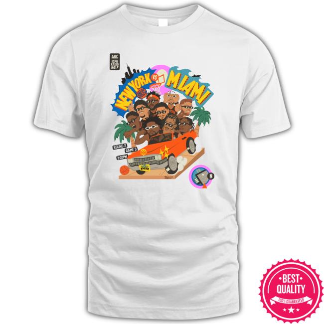 Official South Beach New York Vs Miami T Shirt
