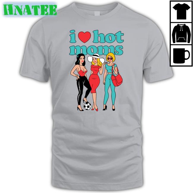 Danny Duncan Merch I Heart Hot Moms Group Sand Hooded Sweatshirt Dannyduncan69