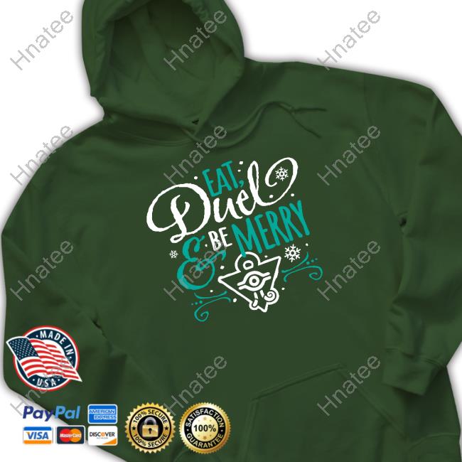 Eat Duel & Be Merry Long Sleeve Tee Yugioh Shop