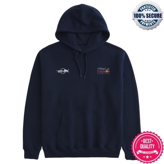 Official Hollister Co Merch Store Relaxed Oracle Red Bull Racing Graphic Pullover Hoodie Hollisterco