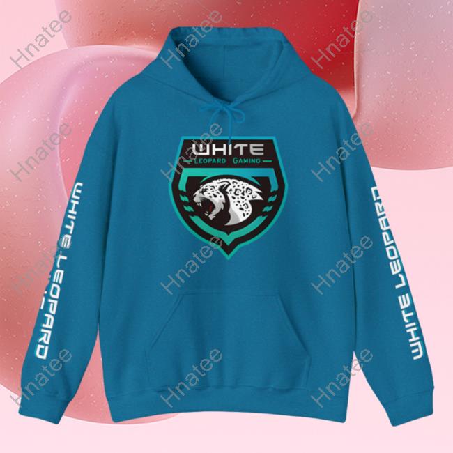 Official Soar Dogg White Leopard Gaming Sweaters Antique Sapphire