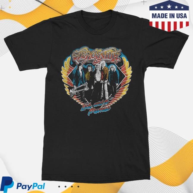 Official Aerosmith Shop Lick And A Promise T Shirt