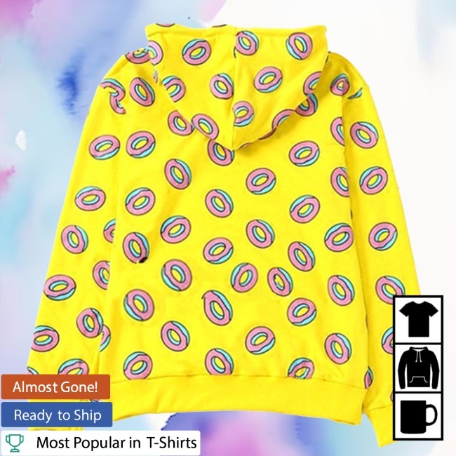 Kpop Hoodie Donut Geel Hoodie Sweatshirt