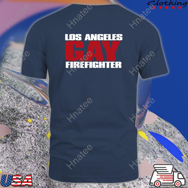 Los Angeles Gay Firefighter Long Sleeve T Shirt