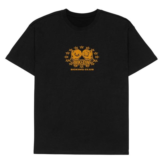 Dreamwolf & Madkat The Boxing Club - Relaxed Fit Black T-Shirt