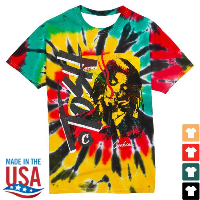 Official Cookies Merch Store Cookies X Peter Tosh New Shirt Tie Dye Cookies Apparel Clothing Shop Cookiessf