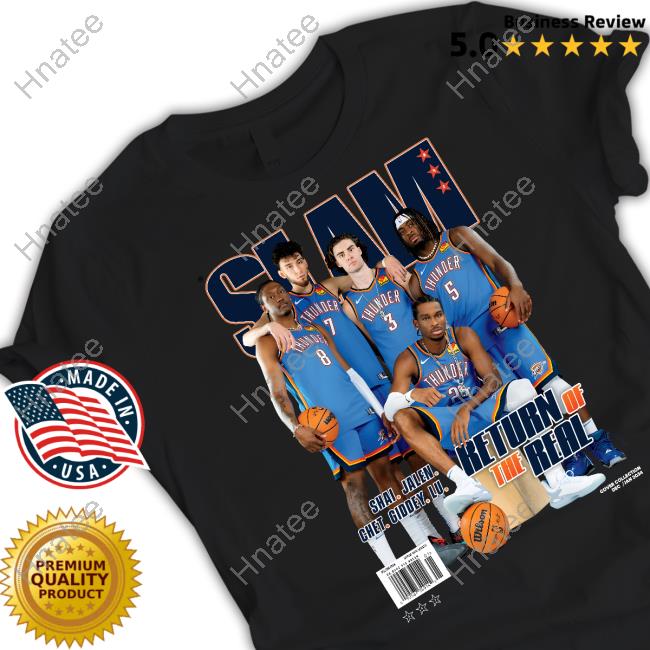 Slam Cover Shirt 2023 OKC Thunder (SLAM 247)
