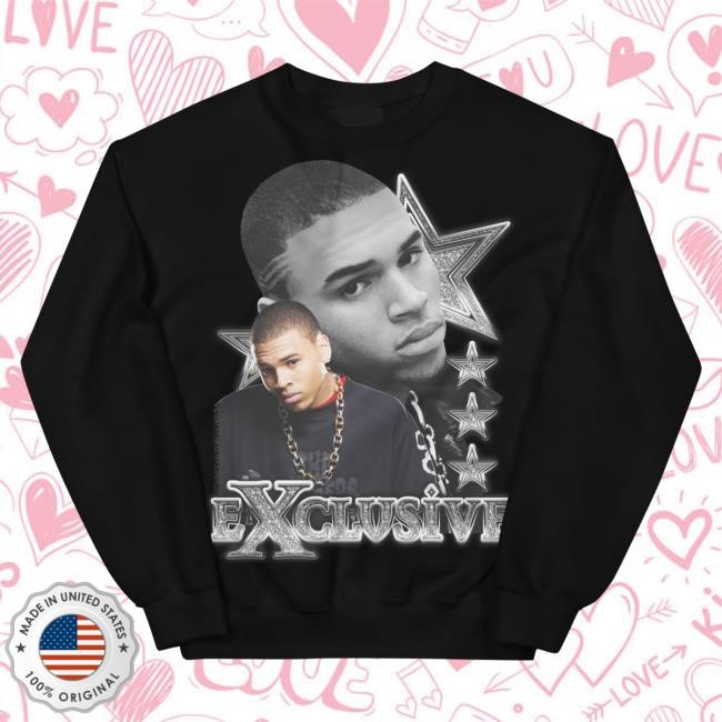 Official Chris Brown Merch Store Chris Brown Exclusive Bling Unisex Sweatshirt