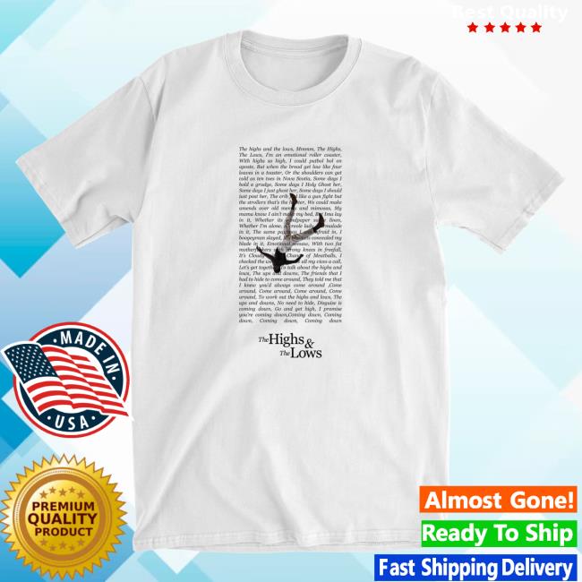 Official Chance the Rapper Merch Store The Highs And The Lows Poetic White Top Shirt Chance the Rapper Apparel Clothing ChancetheRapper