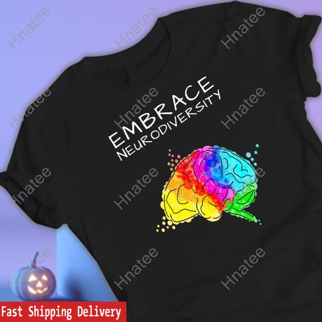 White Embrace Neurodiversity Sweatshirt Wholesome Memes