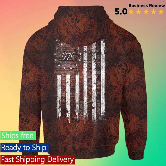 Official Howitzer Clothing 1776 We The People Hoodies Heather Grey Multi