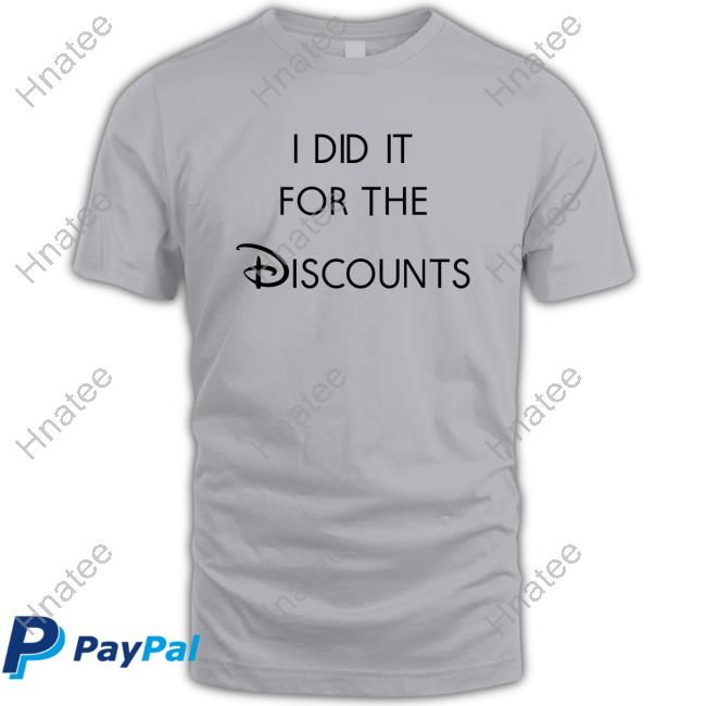 Joey Jones I Did It For The Discounts Top Shirt