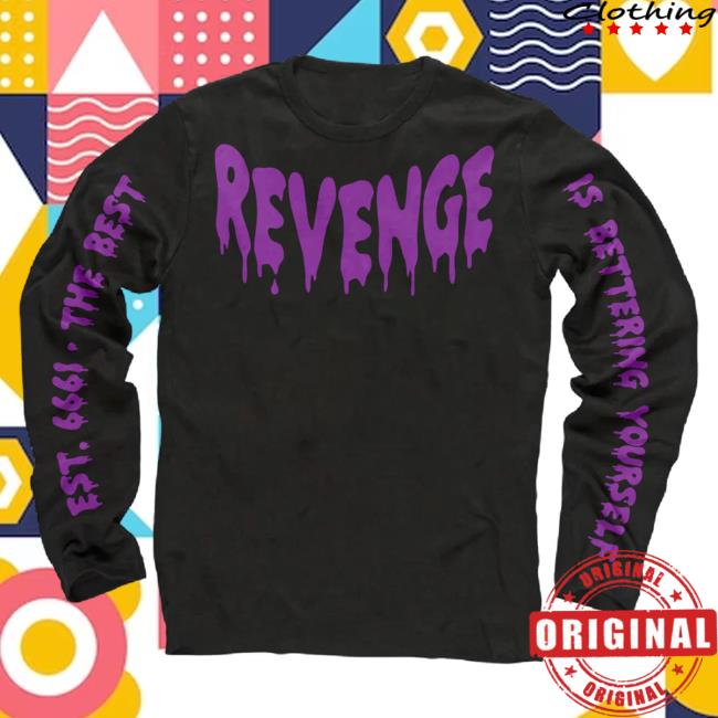 Official Zacky Vengeance Clothing Vengeance University Drippy Long Sleeve Tshirt Zacky V