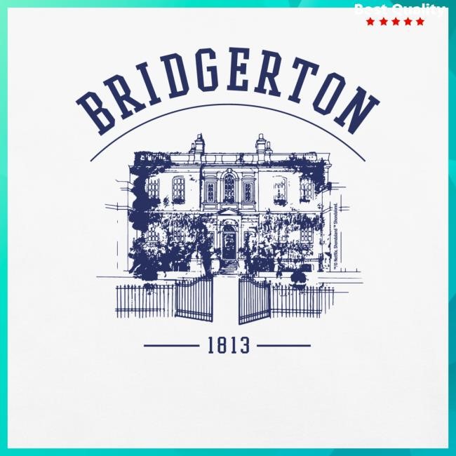Bridgerton House Comfort Colors Short Sleeve Tee [Blue House]