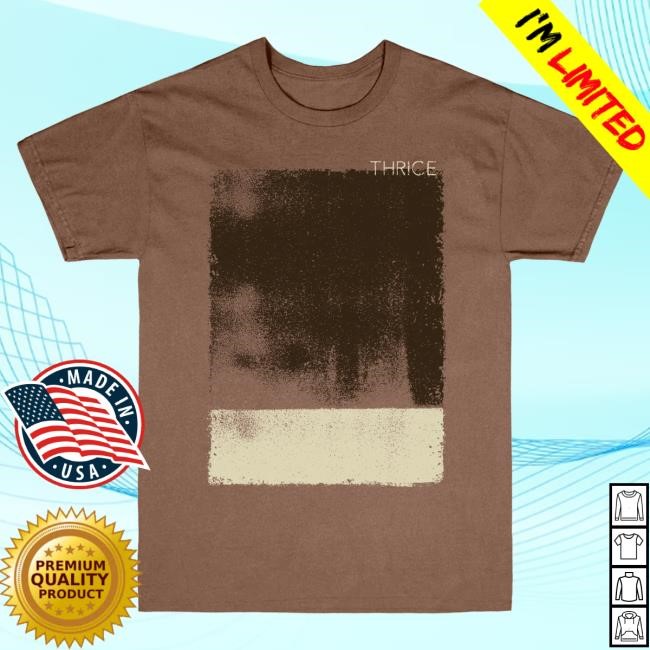 Official Thrice Merch Thrice Major/Minor Album Top Shirt