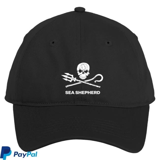 Official Sea Shepherd Store Jolly Roger Printed Cap