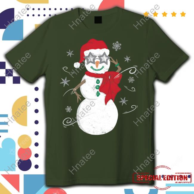 Jolly Snowman Sweatshirt In Pine
