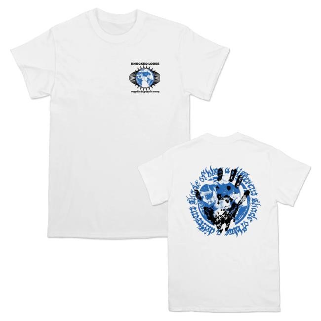 Official Knocked Loose Merch Knocked Loose Trapped Hand Circle Shirts