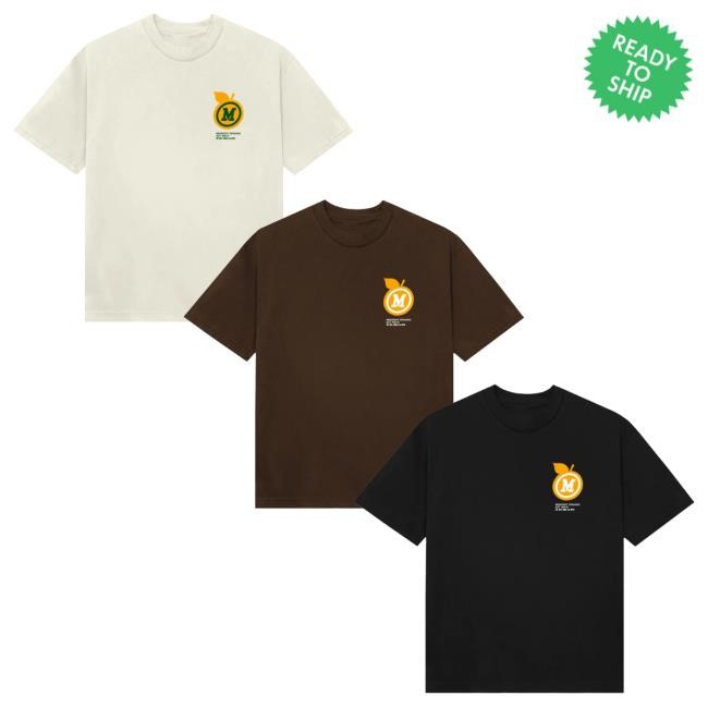 Official Larry June Merch Store Orange Fruit Painting Popover Shirt