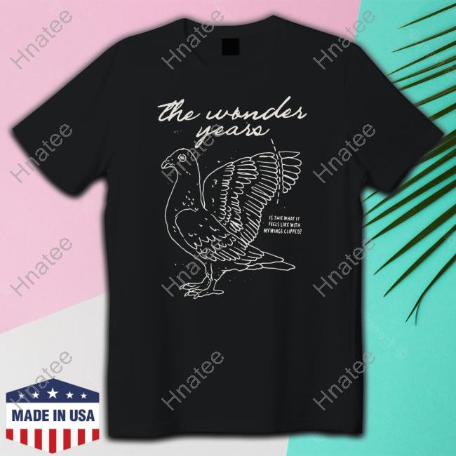 Official The Wonder Years Merch Wings Clipped Hoodie