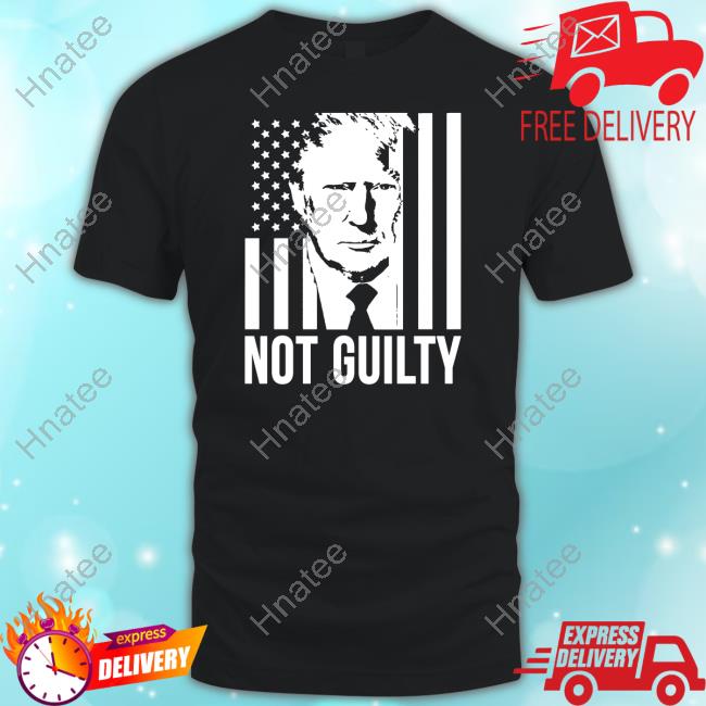 Official Officialhodgetwins Merch Trump Not Guilty Flag Tee