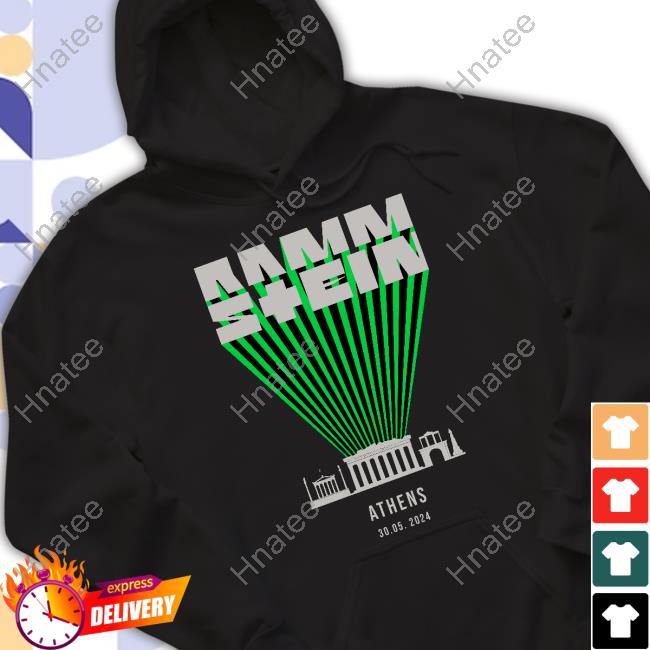 Rammstein Merch Europe Stadium Tour 2024 Athens Shirt