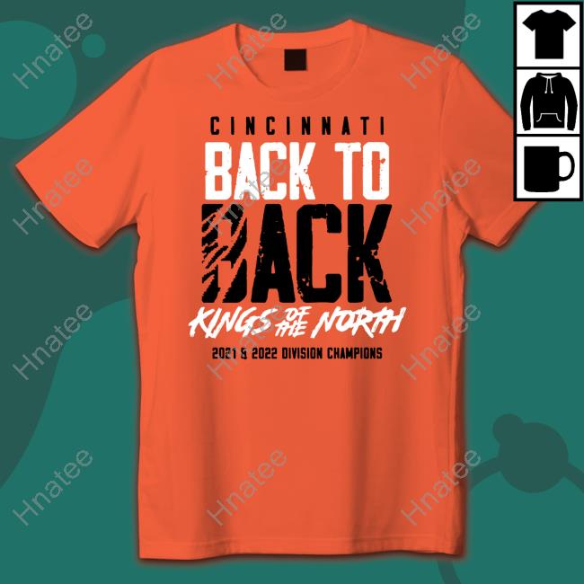 Cincinnati Back To Back Kings Of The North Long Sleeve 2021 2022 Division Champions