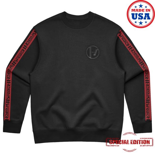 Official Twenty One Pilots Merch Store Breach Jacquard Sweatshirt 21 Pilots
