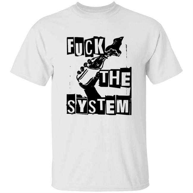 Hangover Gang Merch Store Fuck The System Shirt Tom Mac Donald