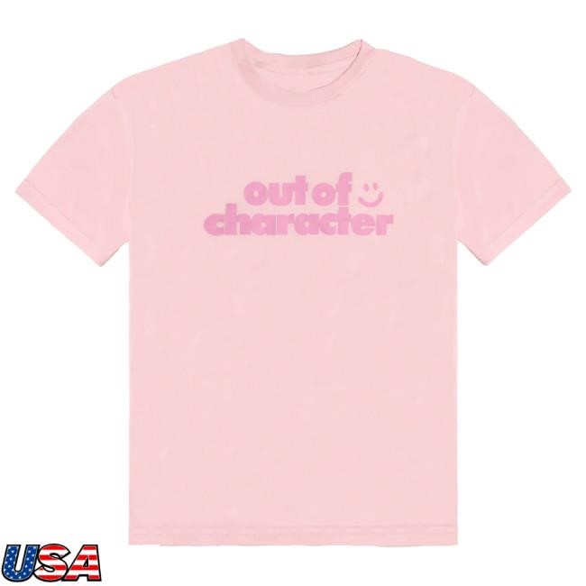 Official Out Of Character Merch Gender Reveal Tee - Pink