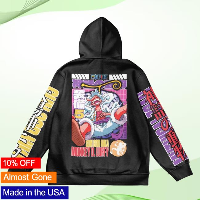 Official Anime Ape Clothing Gear 5Th Luffy V3 One Piece Streetwear AOP Sweater 3D All Over Print Animeape