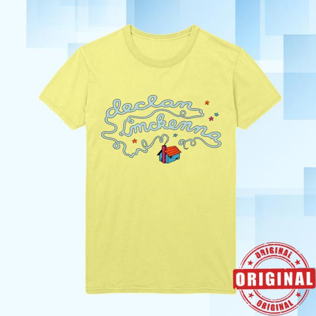 Declan Mckenna Merch Shop House T Shirt (Pale Yellow)