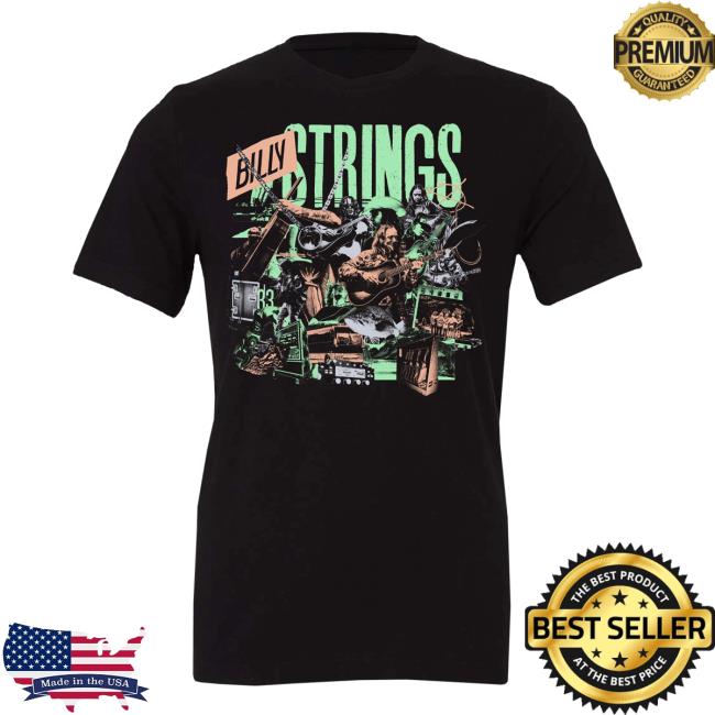 Official Billy Strings Merch Store Shop Billy Strings Spring 2024 Tour T Shirt (Zoca)