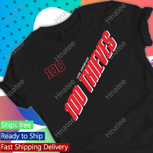 Official Stockx Merch Los Angeles 100 Thieves Alumni Collection Shirt