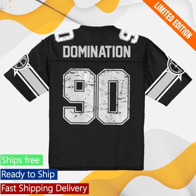 Official Pantera Merch Store Domination Football Jersey Shirt