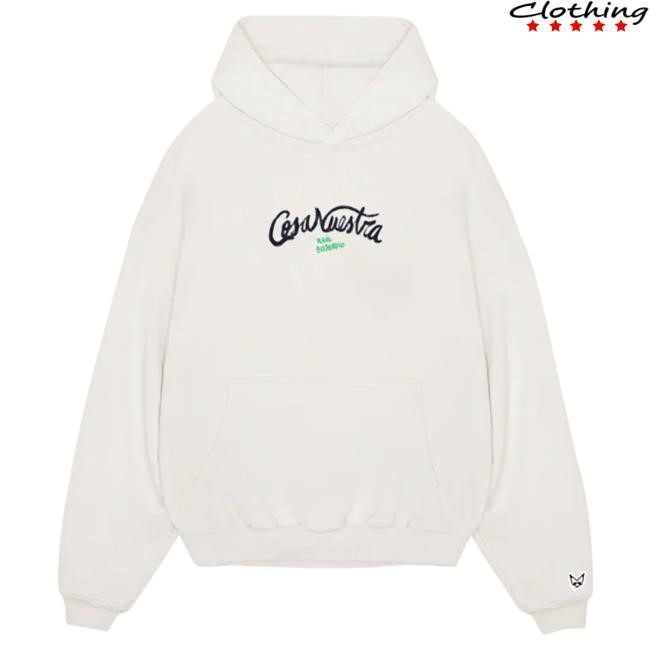 Official Rauw Alejandro Merch Store Shop Ecos de origen Hoodies - Off White