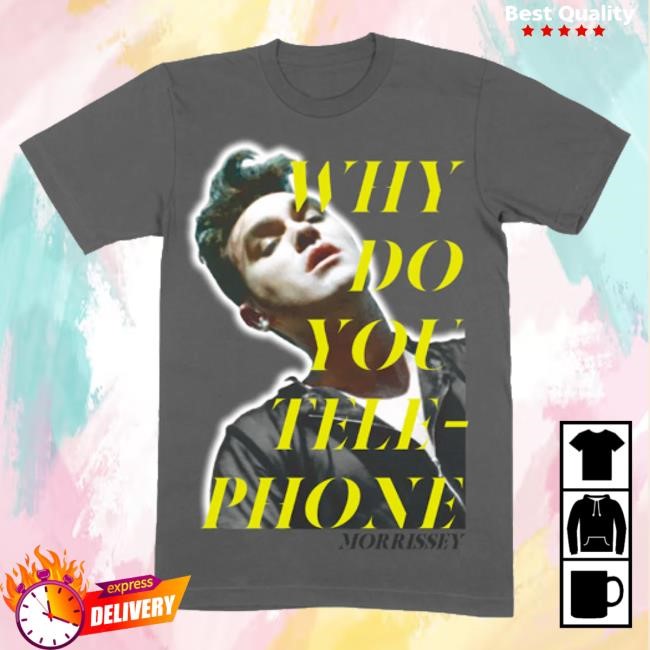 Mporium Telephone Shirt - Charcoal Official Morrissey Merch Store Shop